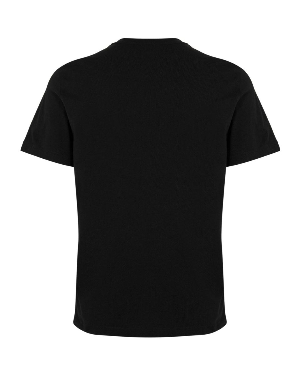 Moncler Black Crew-Neck Cotton T-Shirt for men