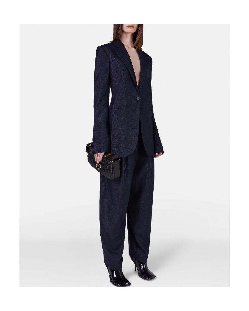 Stella McCartney Blue Slim-Fit Tailored Blazer