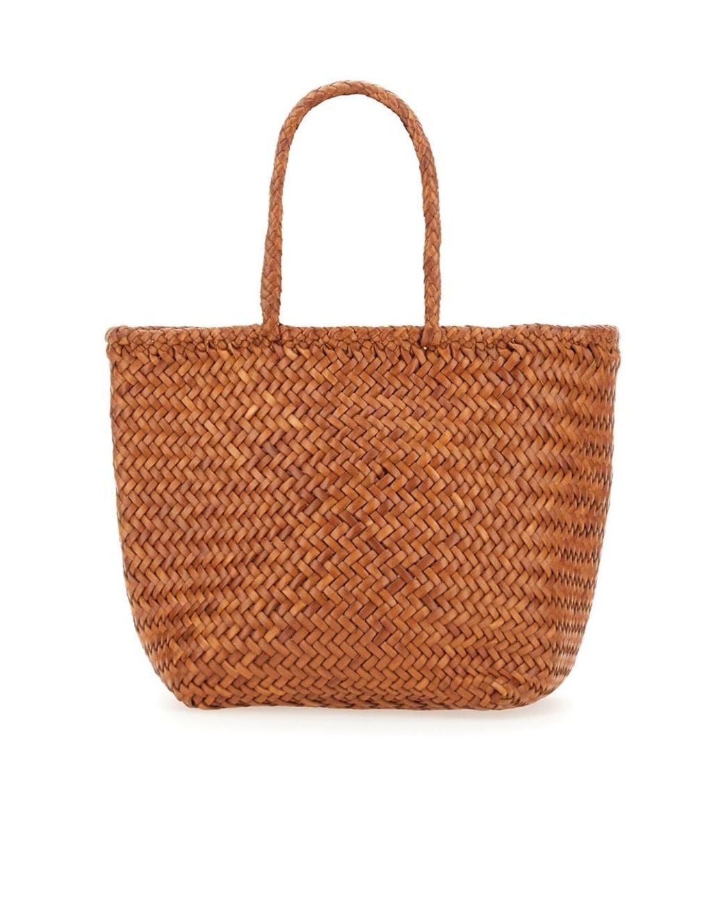 Dragon Diffusion Brown Grace Small Basket Bag