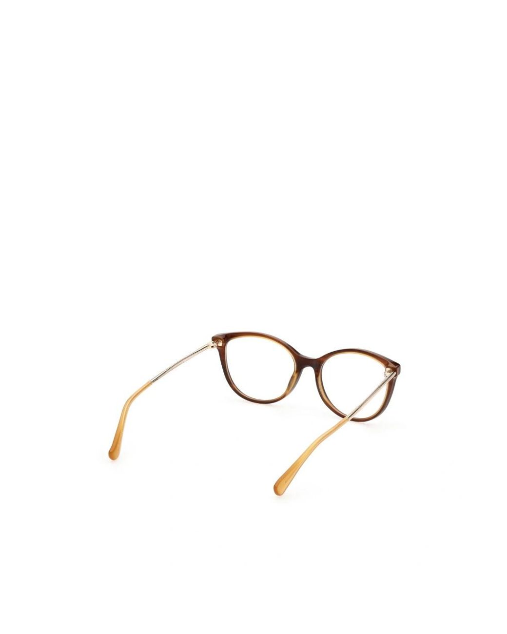 Max Mara White Cat-Eye Frame Glasses