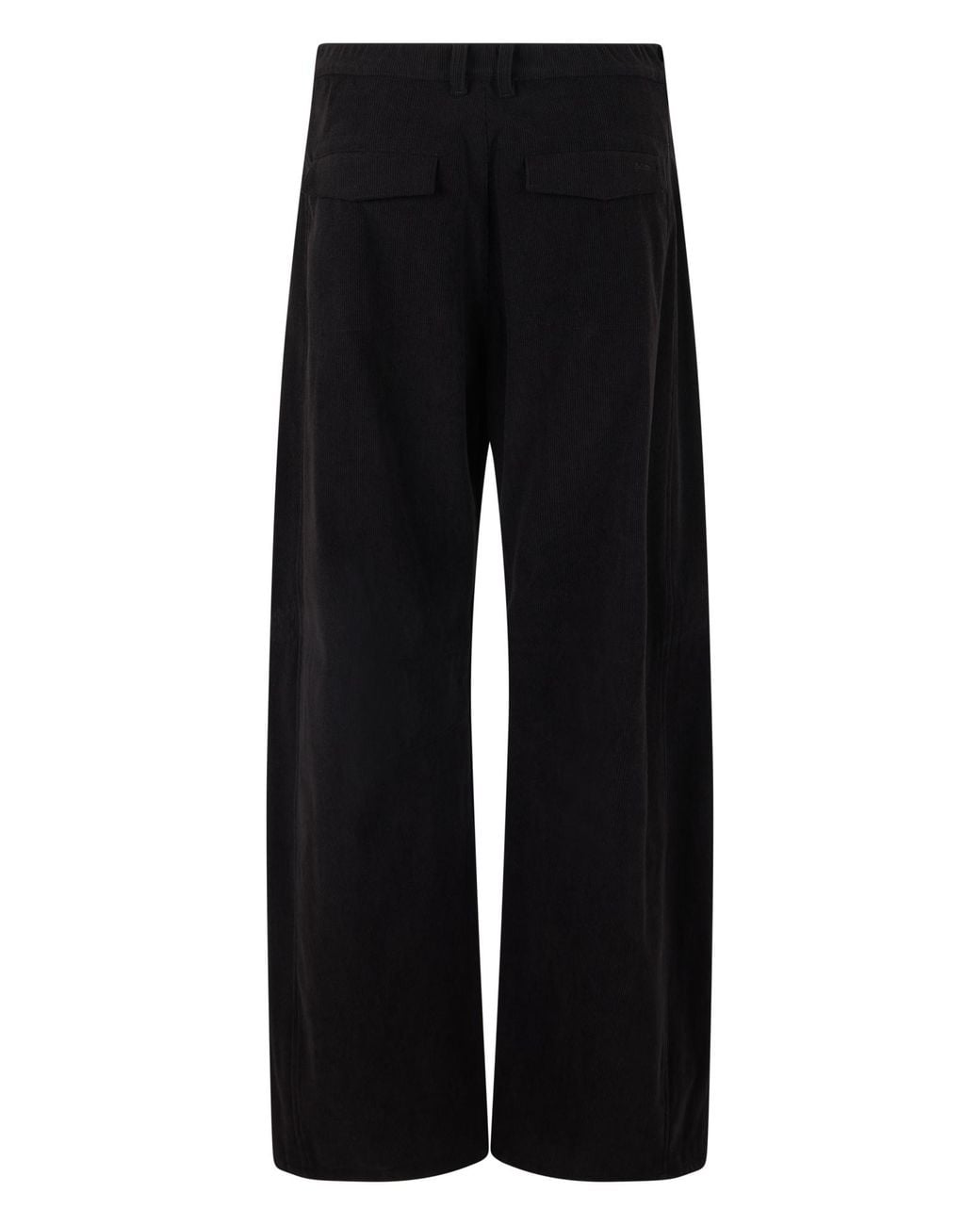 Herno Black Laminar High-Waist Wide-Leg Pants