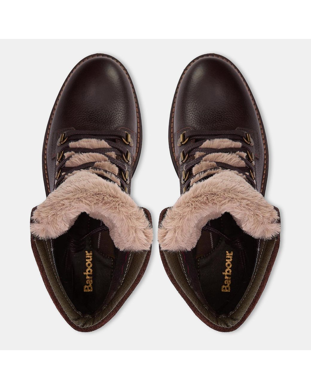 Barbour Brown Hiker Rugged Boots