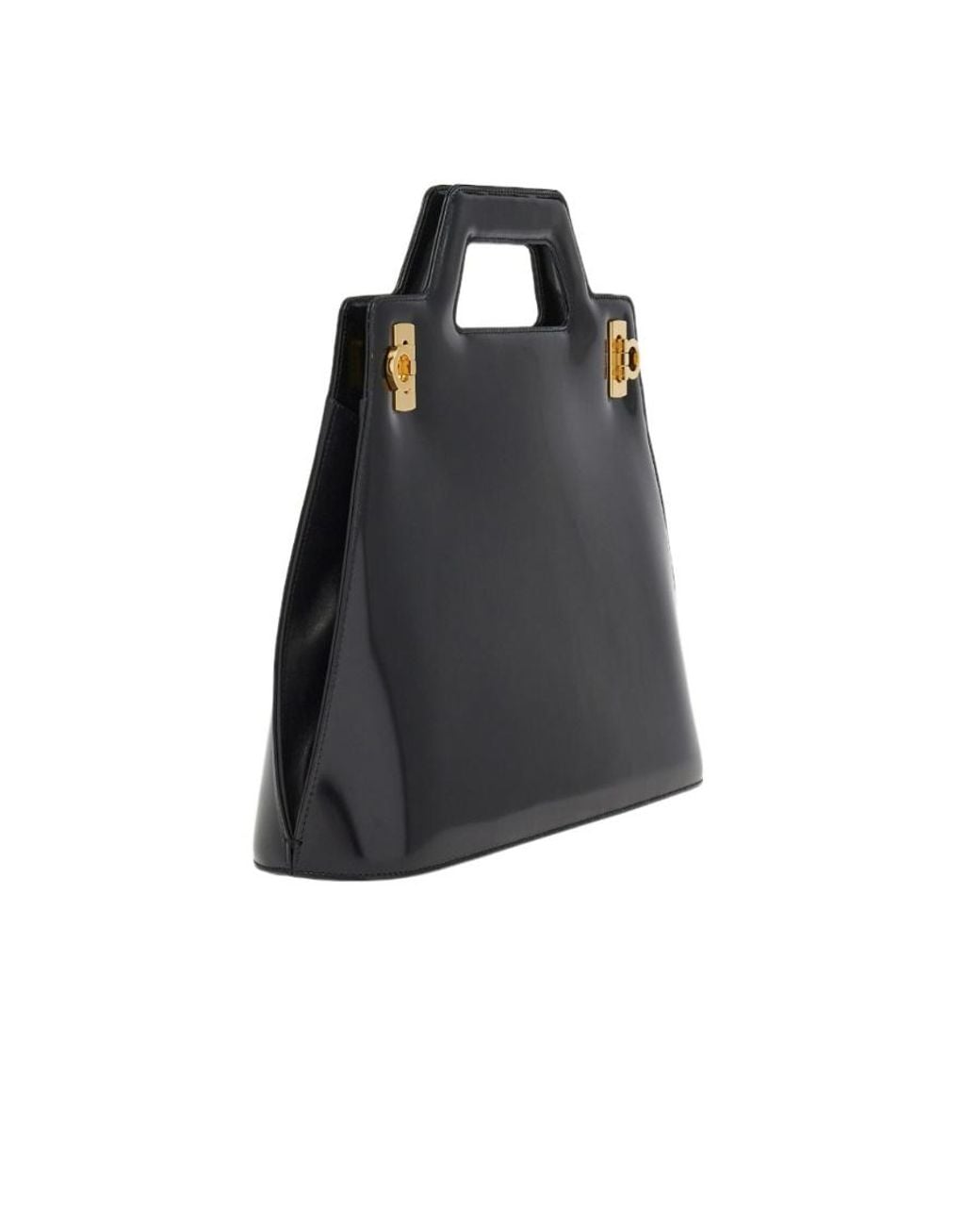 Ferragamo Black Wanda Handbag