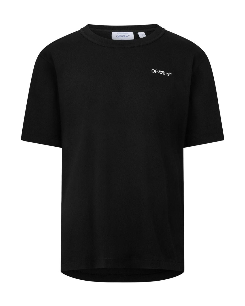 Off-White c/o Virgil Abloh Black Pure Crew-Neck Short-Sleeve T-Shirt for men