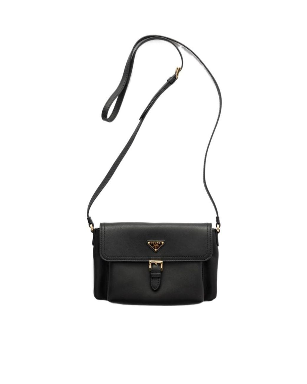Prada Black Nappa Leather Smartphone Holder