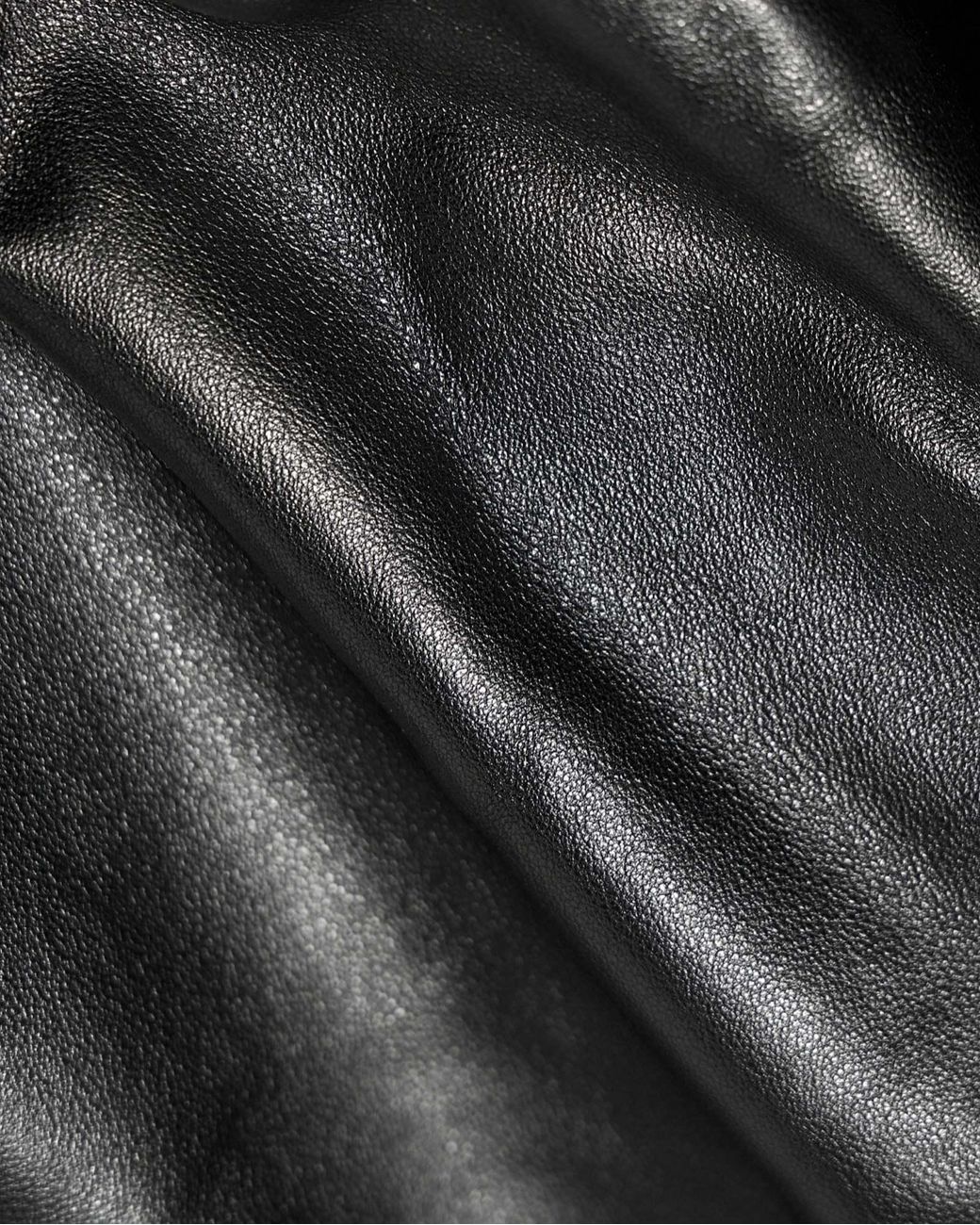 Moose Knuckles Black Neo Bunny Leather Jacket for men