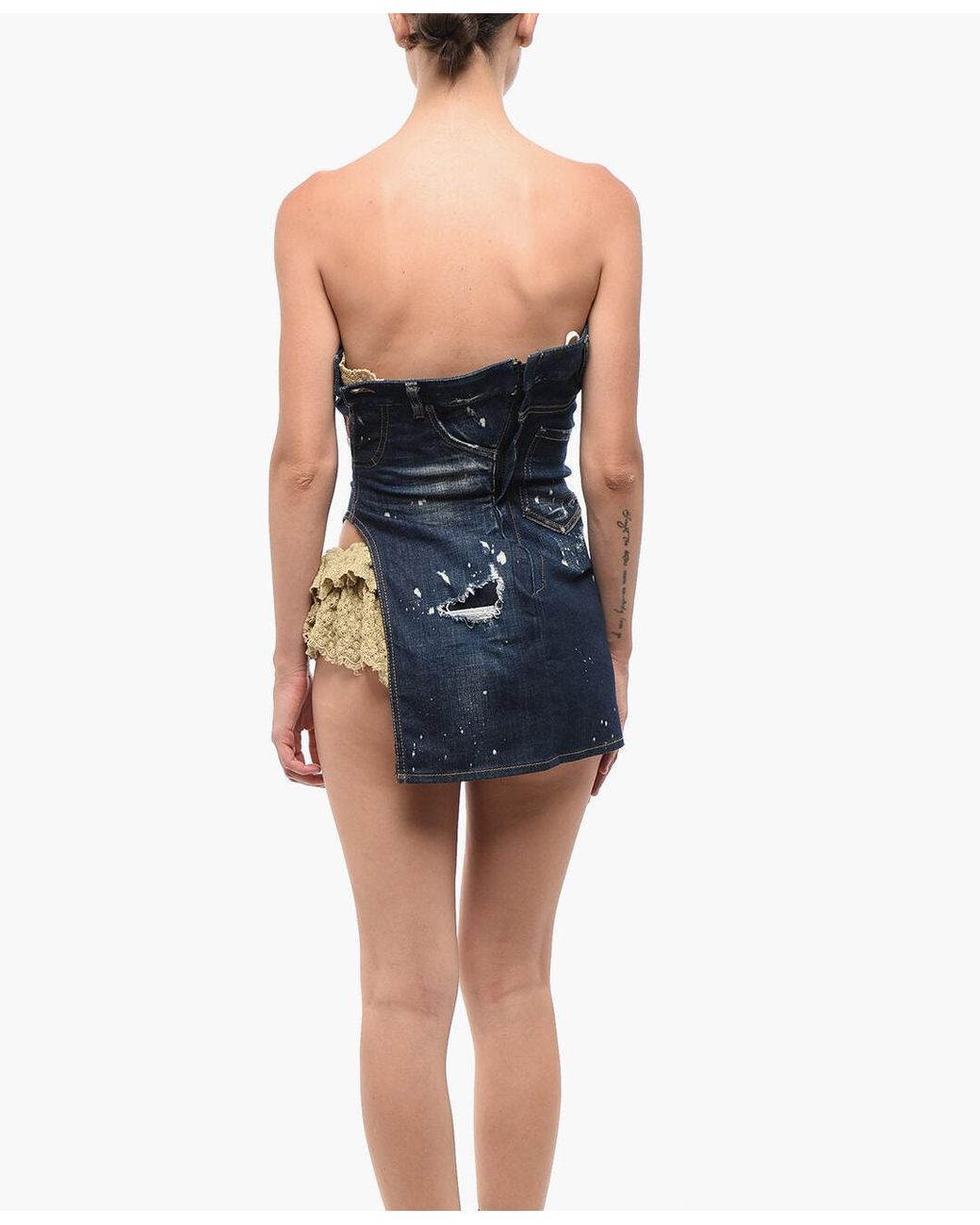 DSquared² Blue Mini Dress