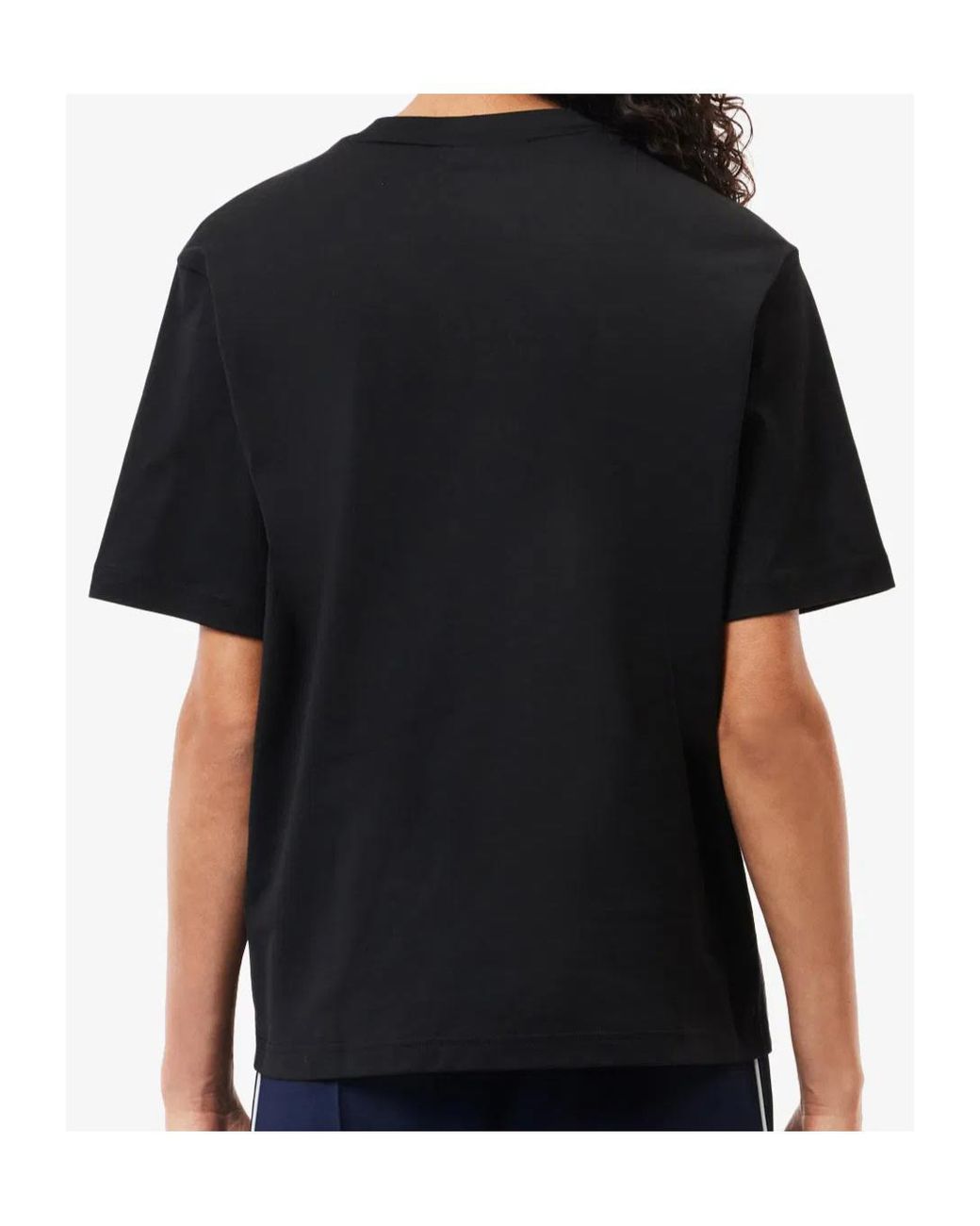 Lacoste Blue Relaxed Fit Soft T-Shirt