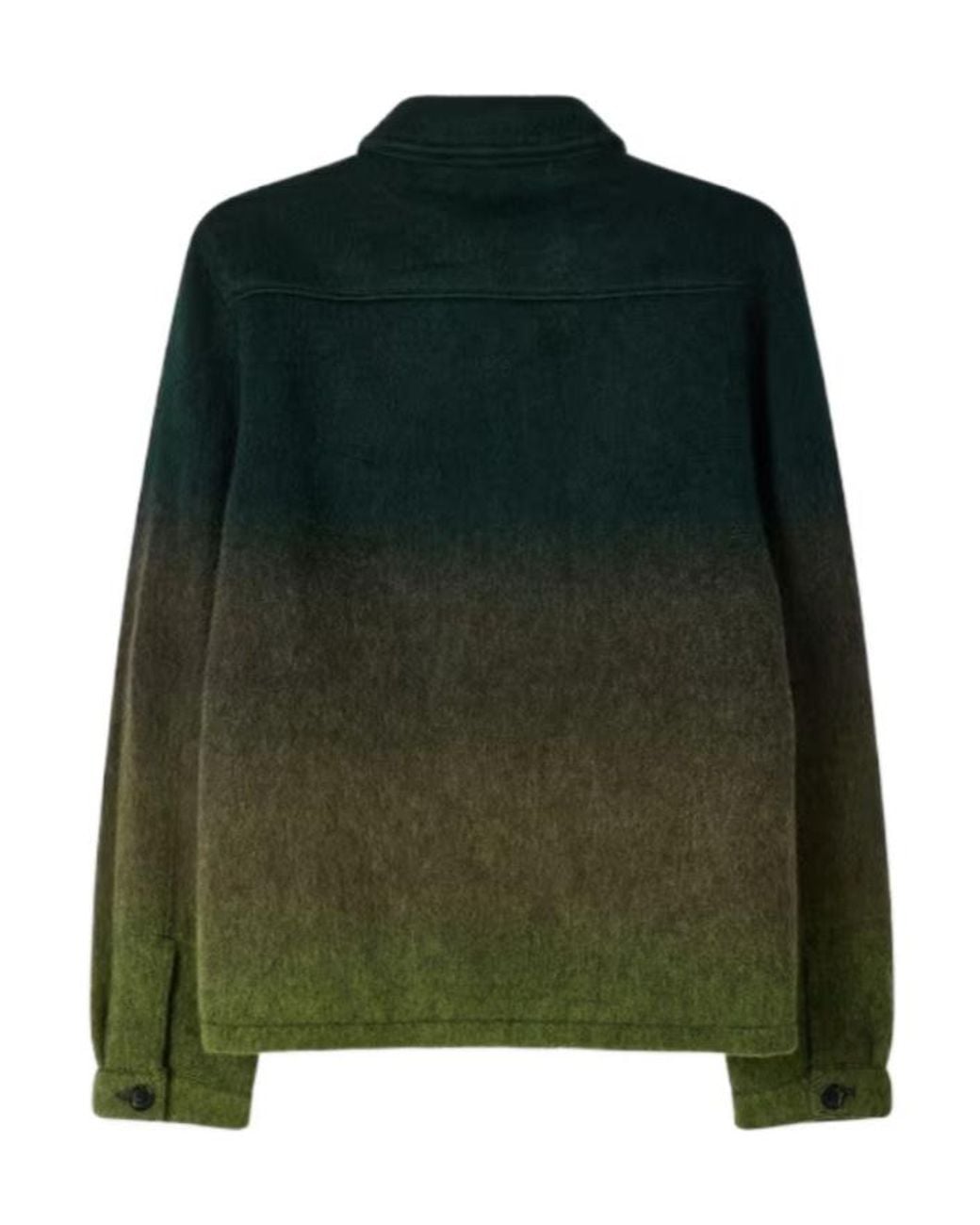 Paul Smith Green Ombre Wool-Blend Jacket for men