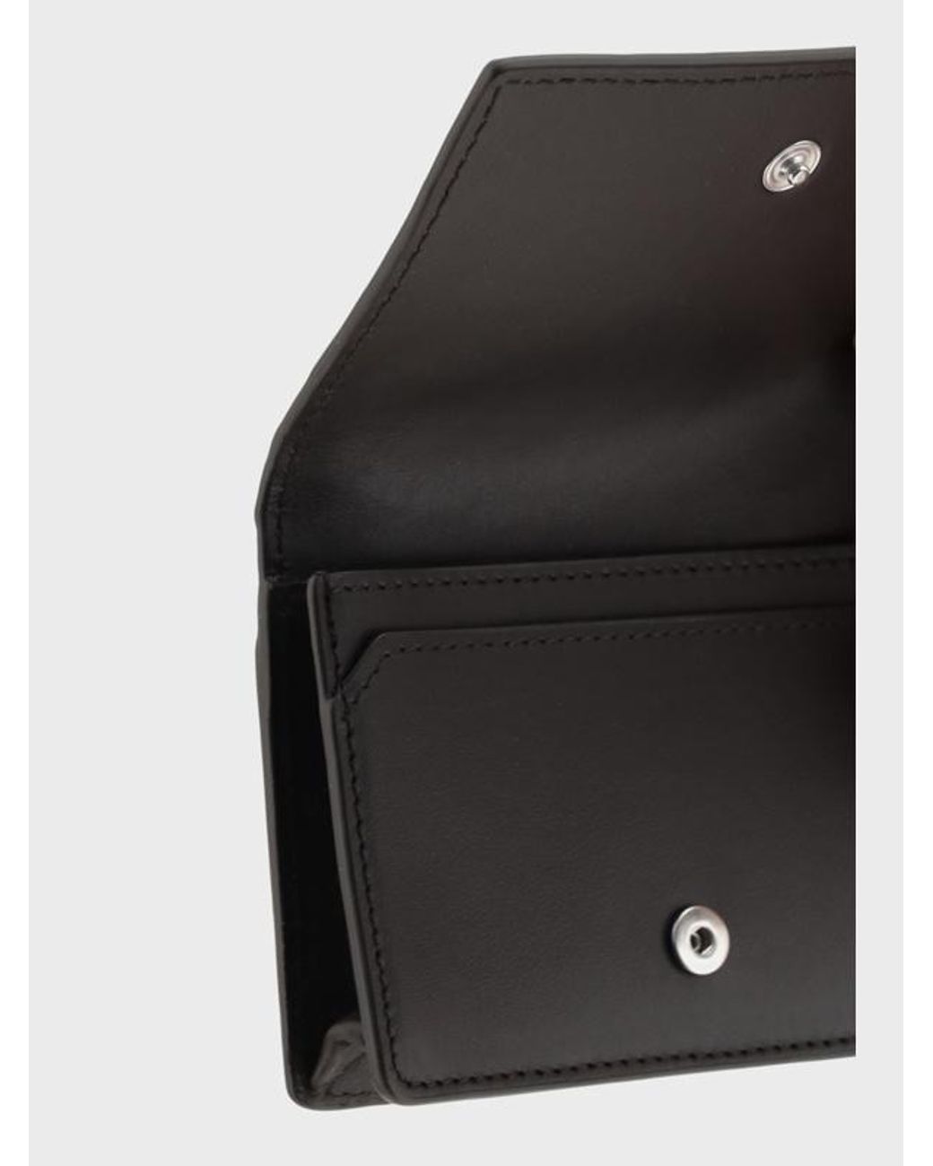 Bottega Veneta Black Flip Wallet for men