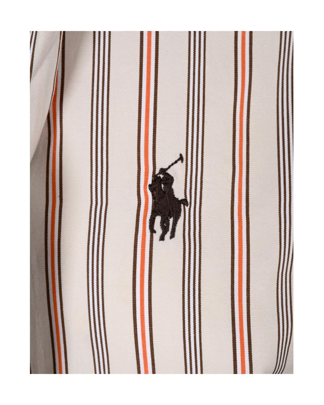 Polo Ralph Lauren Multicolor Logo Embroidered Striped Shirt