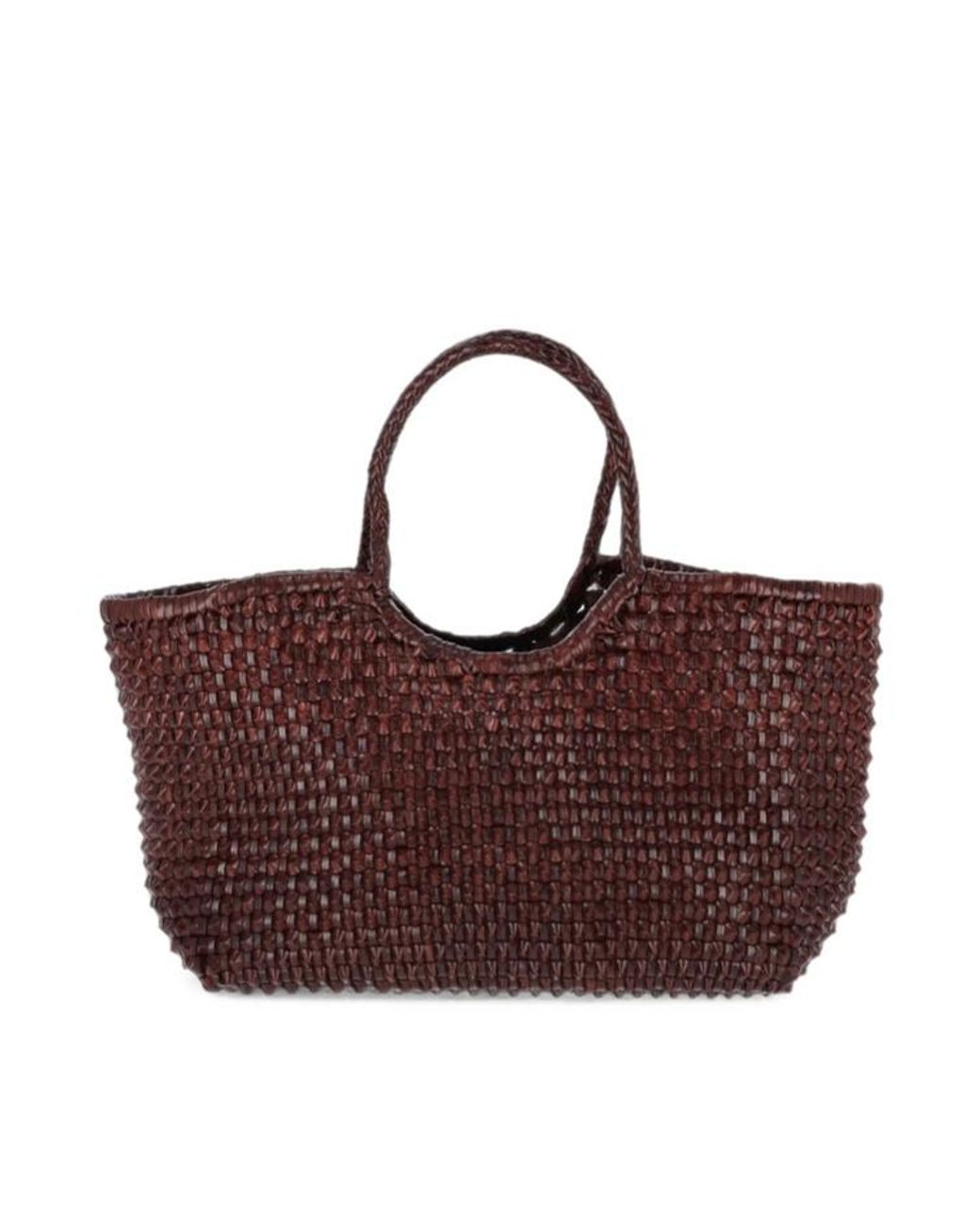 Dragon Diffusion Red Double-Handle Handbag