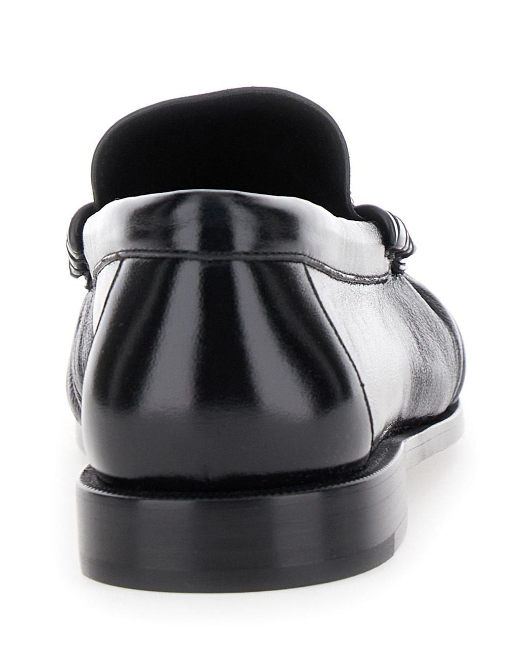Saint Laurent Black Le Loafer Slip-On Loafers