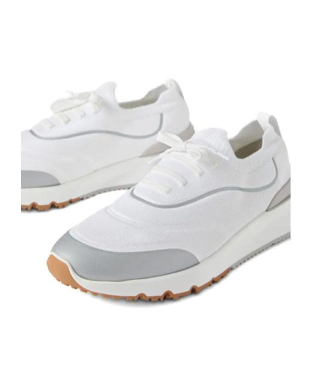 Brunello Cucinelli White Sneakers for men