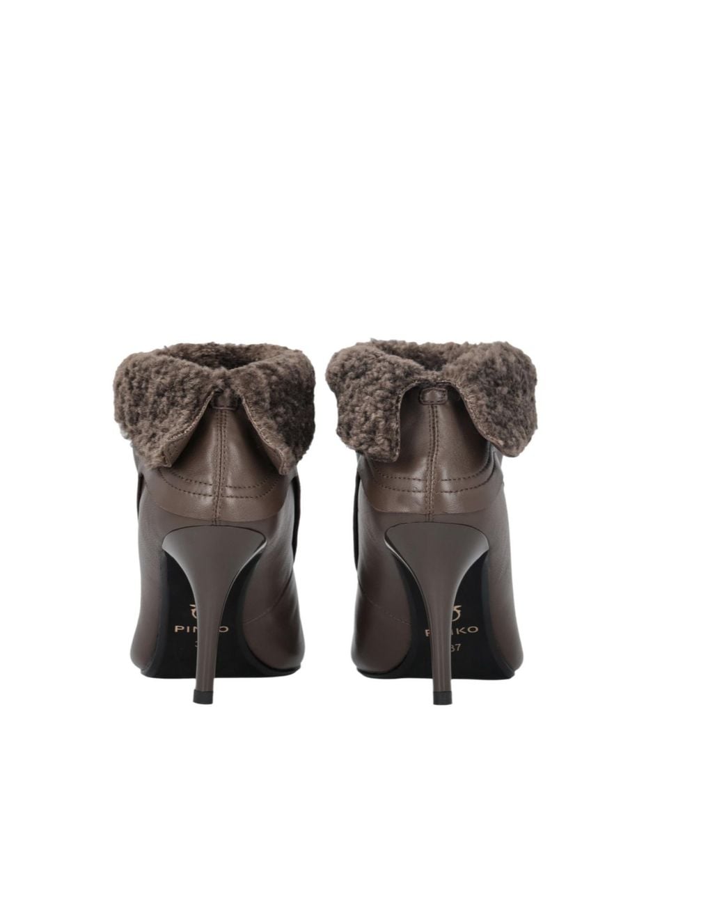 Pinko Brown 70Mm Lucy 25 Boots