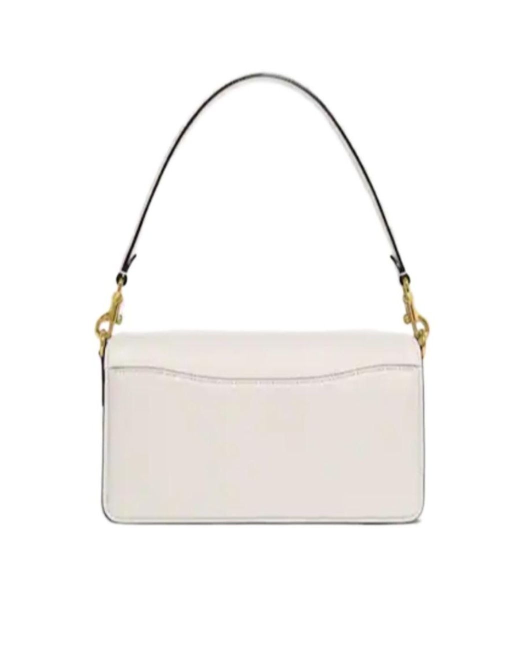COACH Natural Tabby 26 Logo Plaque Shoulder Bag