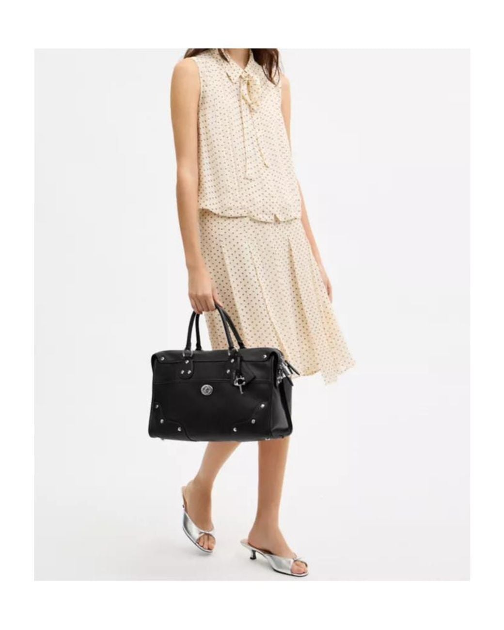 COACH Black Rhyder Satchel Bag 38