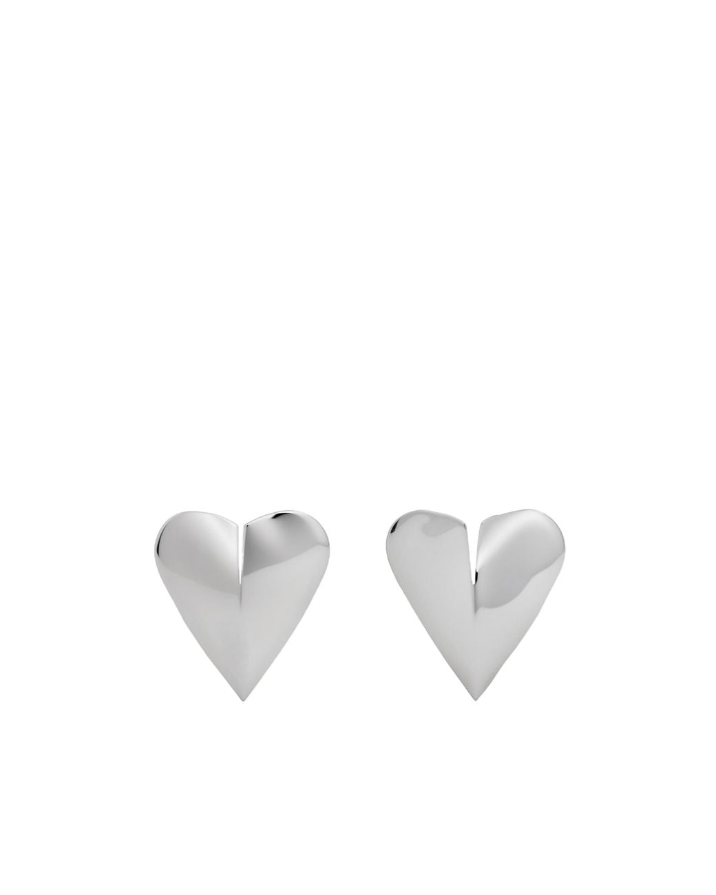 Alaïa White Alaïa Le Coeur Mini Torn Earrings