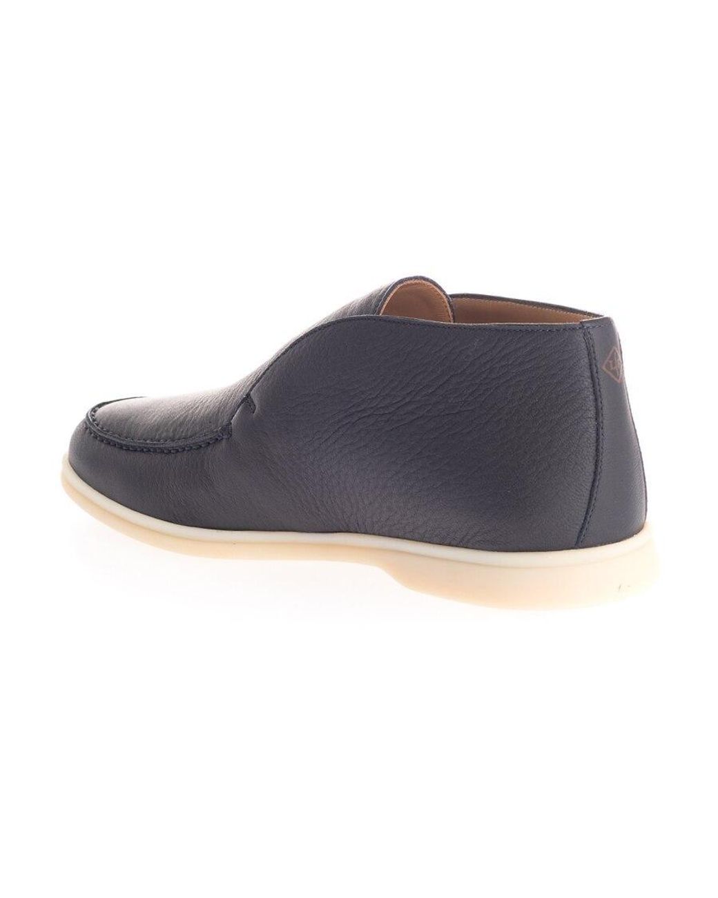 Loro Piana Blue Ankle Boots for men