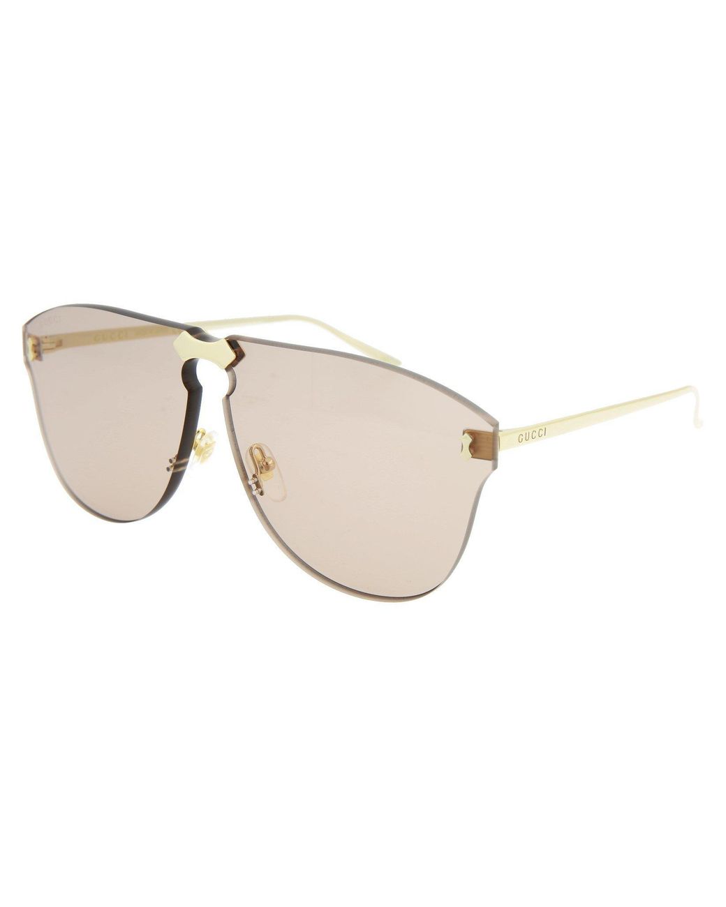 Gucci Natural Extra-Large Frame Sunglasses for men