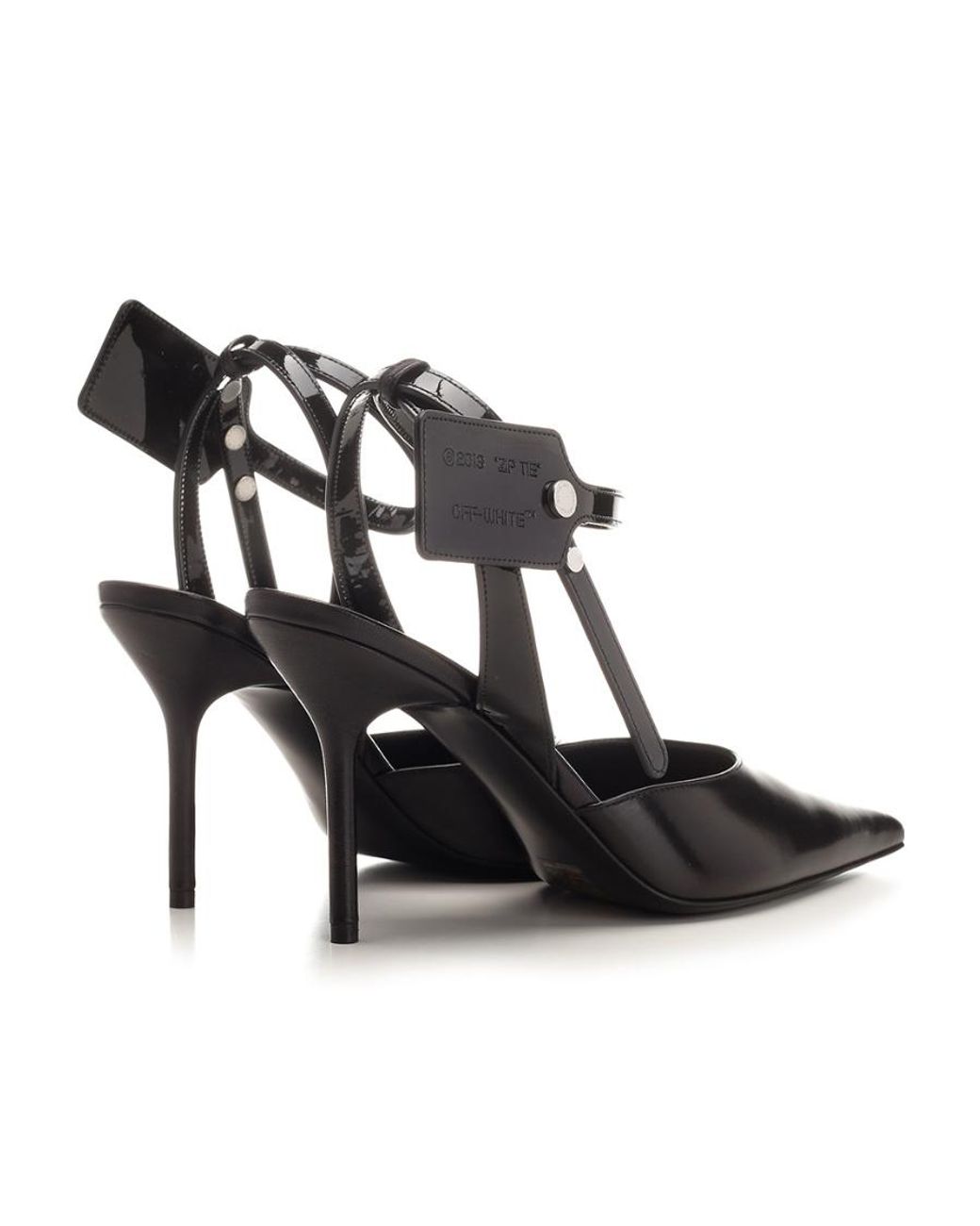 Off-White c/o Virgil Abloh Black Varnish 95Mm Pumps