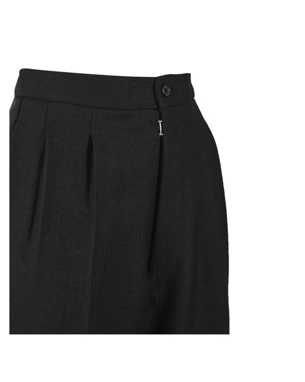 Maison Margiela Blue High-Waist Pressed Crease Trousers