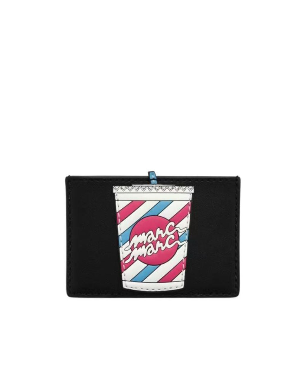 Marc Jacobs Black Soda Graphic Cardholder Wallet