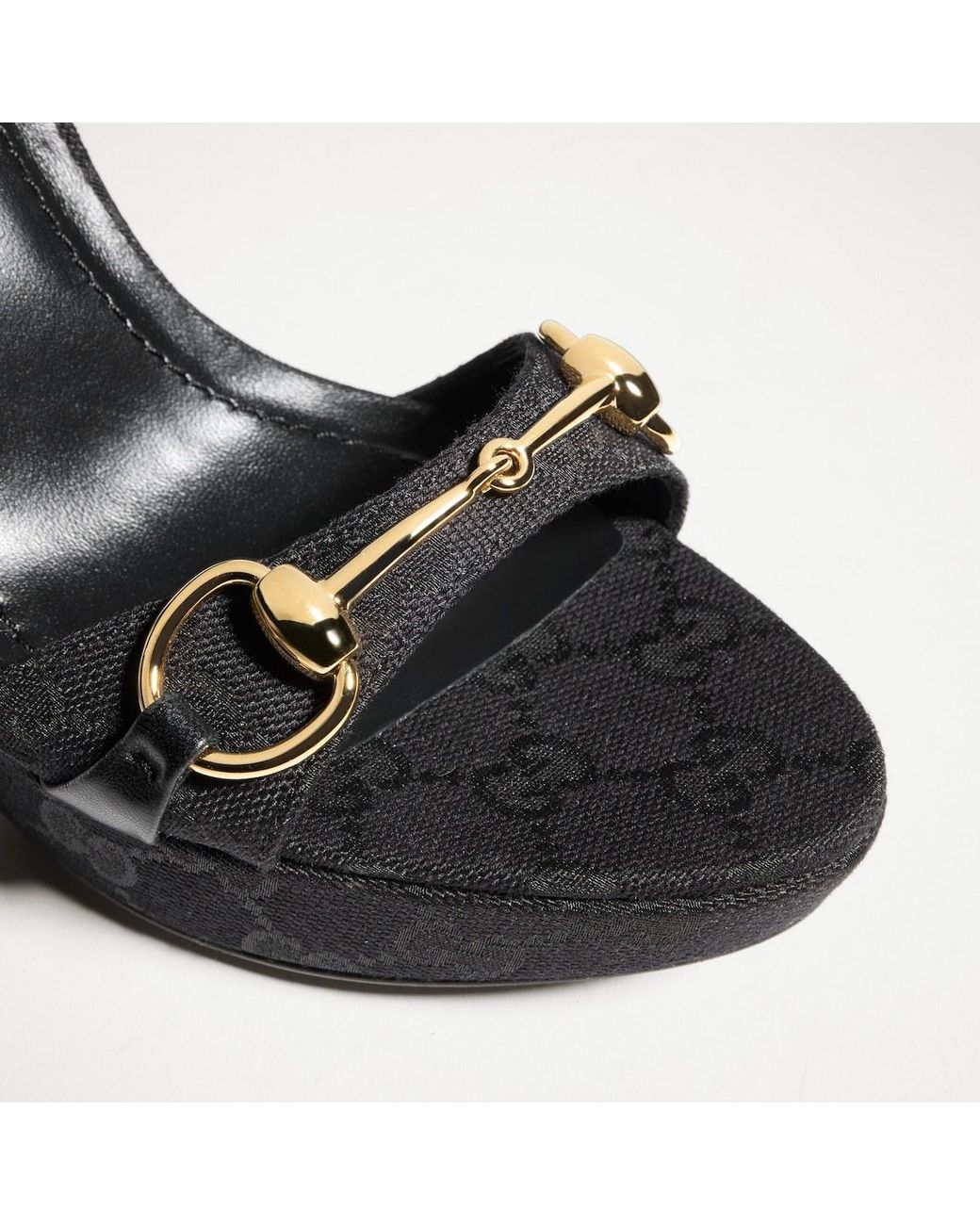 Gucci Black Donna Platform Sandal