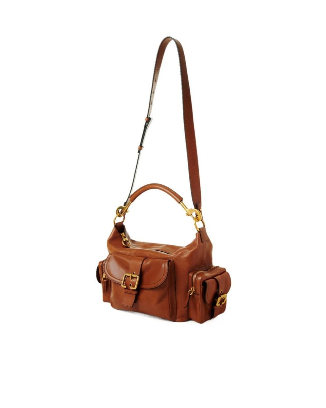 Chloé Brown Chloé Camera Zipped Shoulder Bag