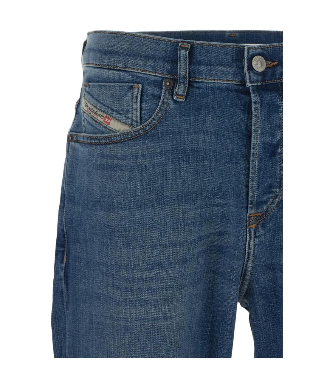 DIESEL Blue Slim-Fit Straight-Leg Jeans for men