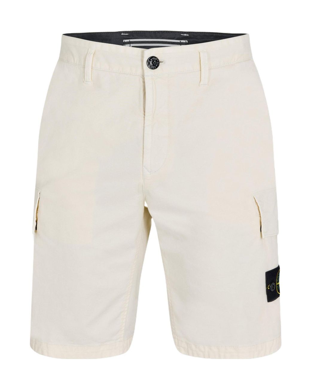 Stone Island Natural Pockets Cargo Shorts for men
