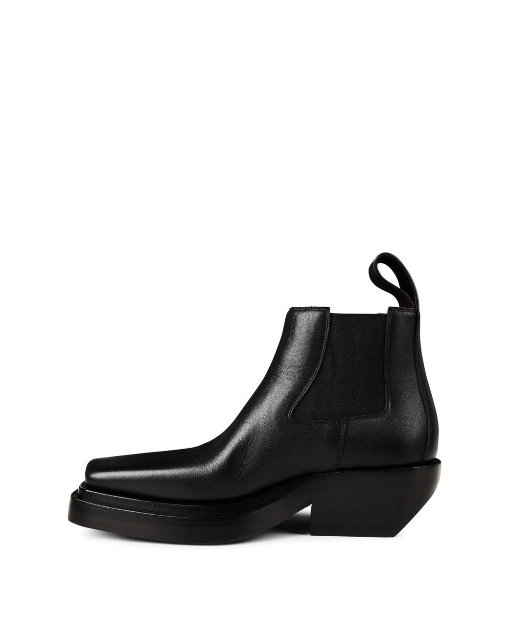 Bottega Veneta Black Solid Color Chelsea Boots