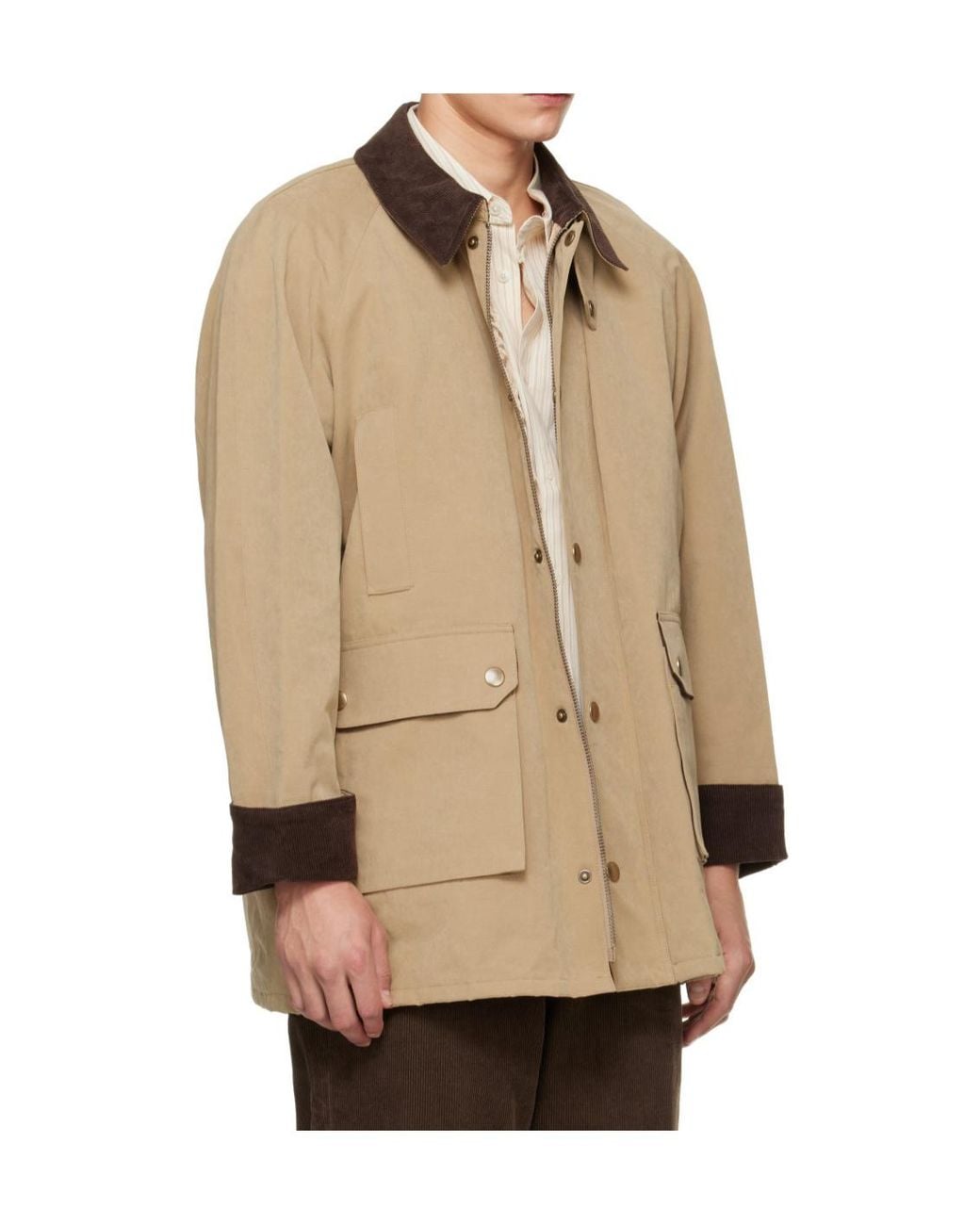 DUNST Natural Long-Sleeved Jacket for men