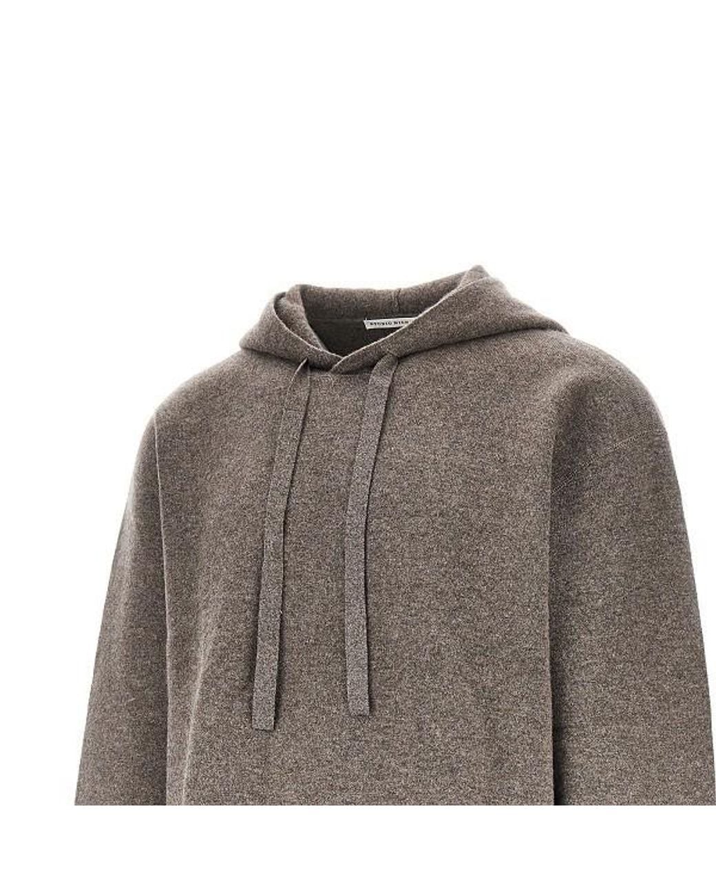 Studio Nicholson Gray Long-Sleeve Hoodie for men