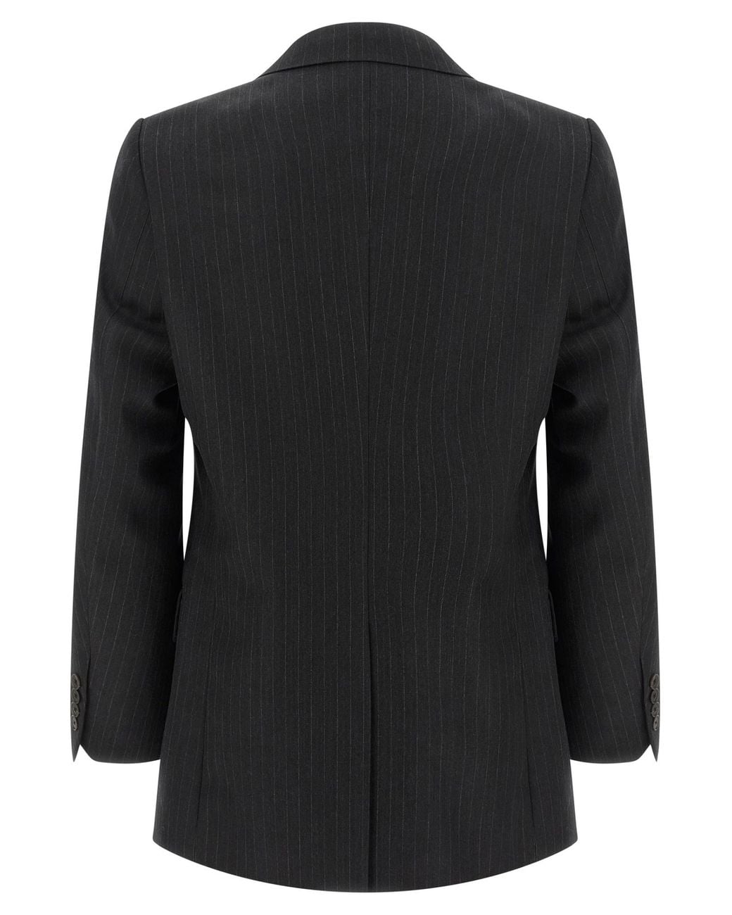 Auralee Black オーラリー ピンストライプ シングルブレスト ジャケット for men