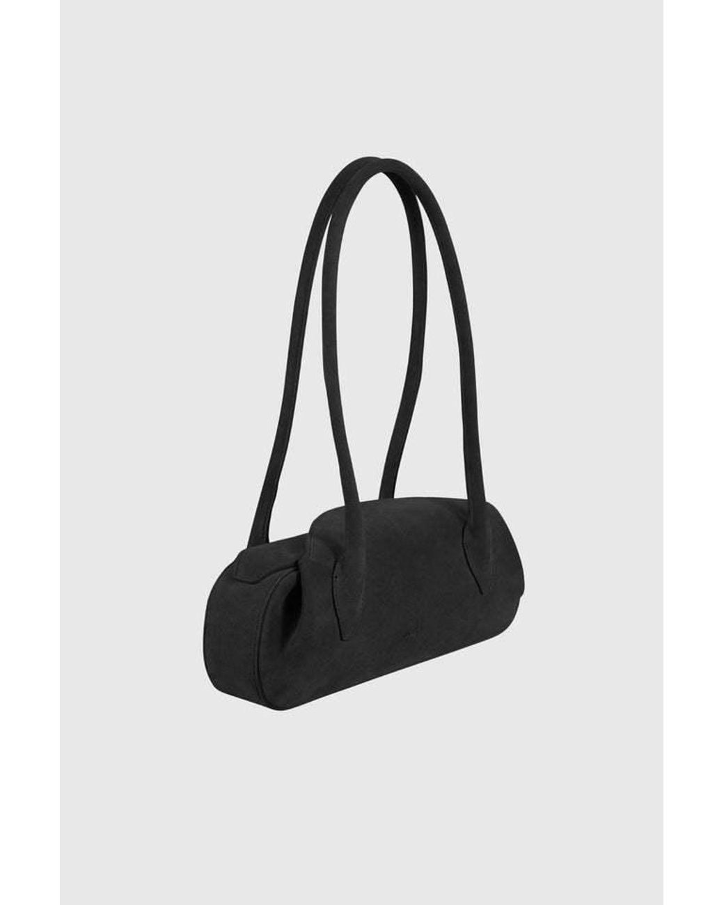 Yuzefi Black Oyster Mini Shoulder Bag