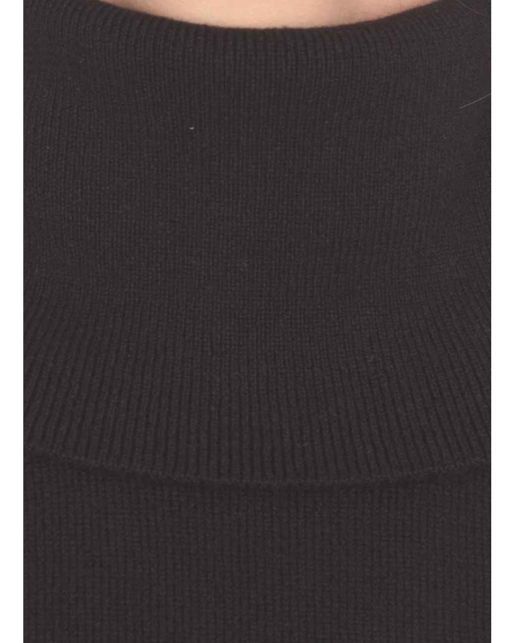 Jil Sander Black Turtleneck Long-Sleeved Jumper