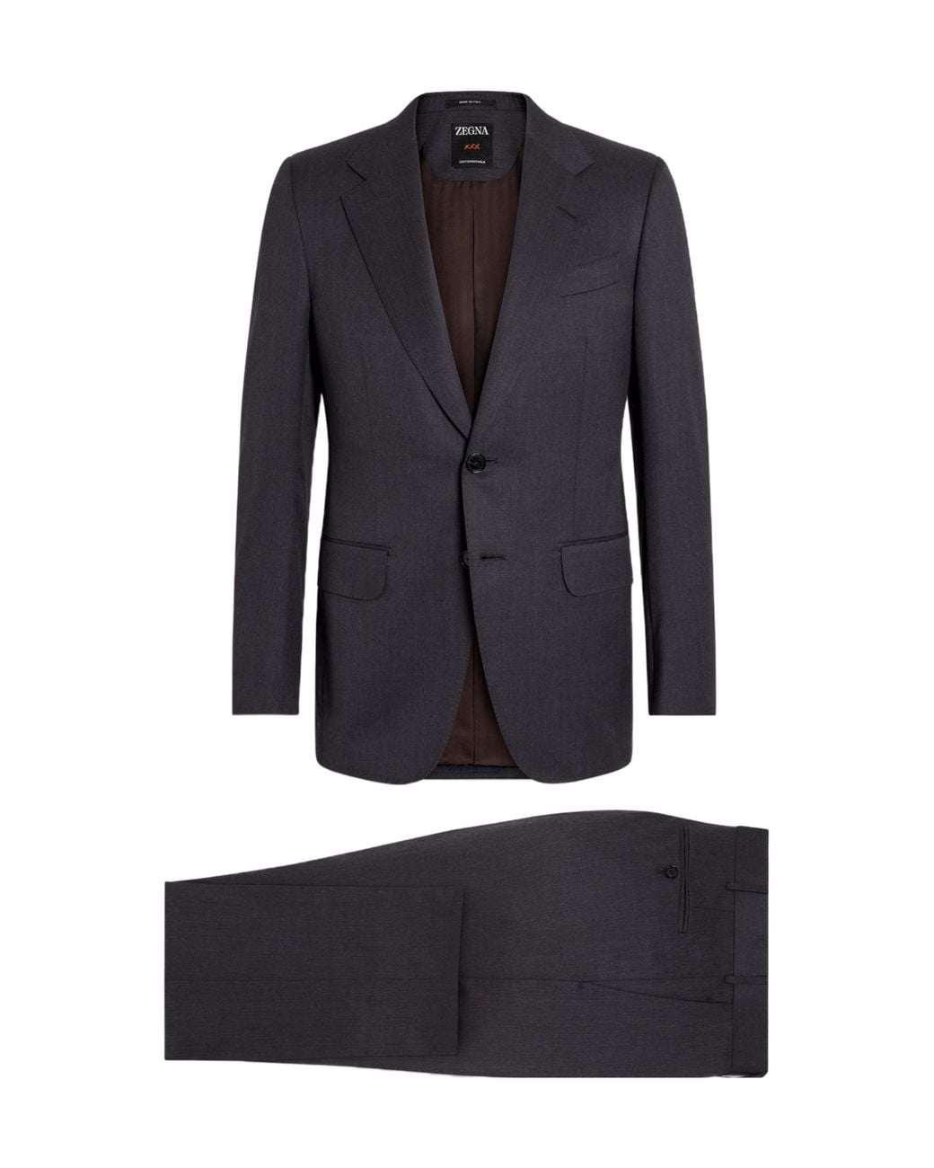 Zegna Blue Centoventimila Wool Suit for men