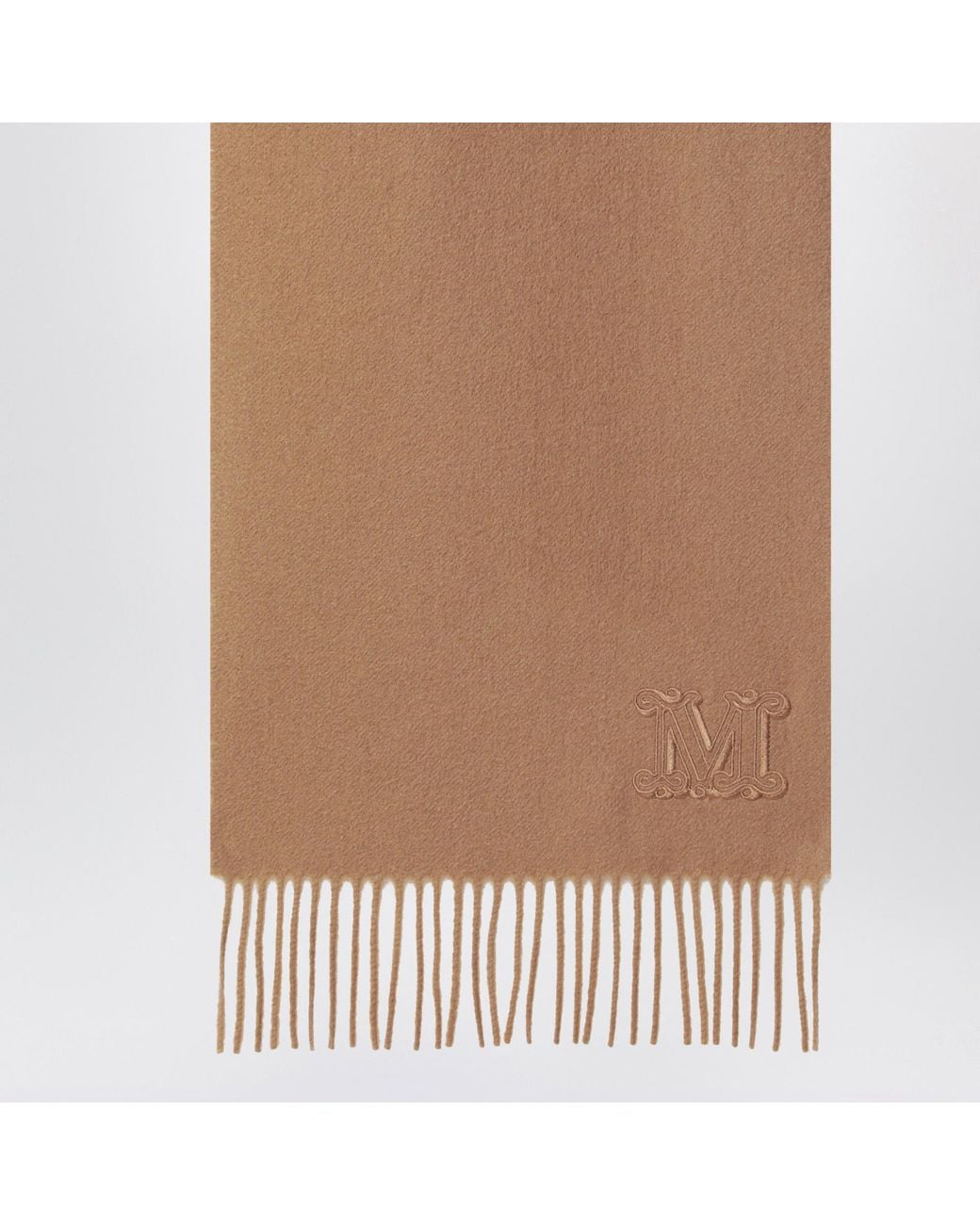 Max Mara Natural Tassel Scarf