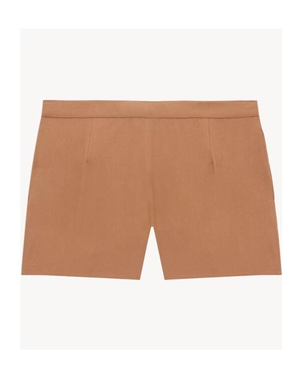 Saint Laurent Natural Drawstring Swim Shorts for men
