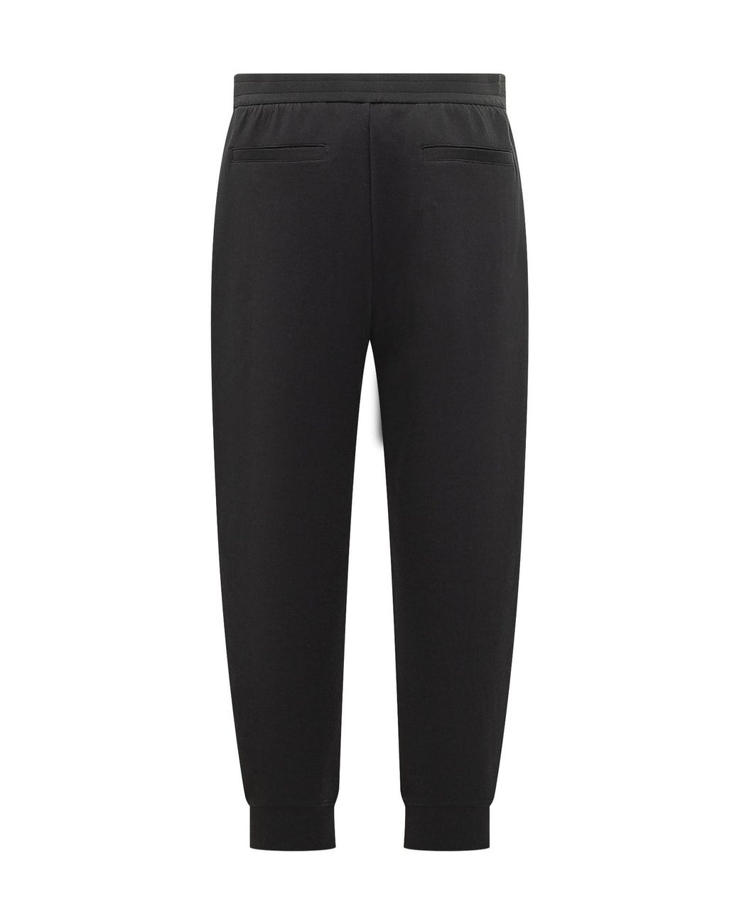 Emporio Armani Black Logo Detail Joggers for men