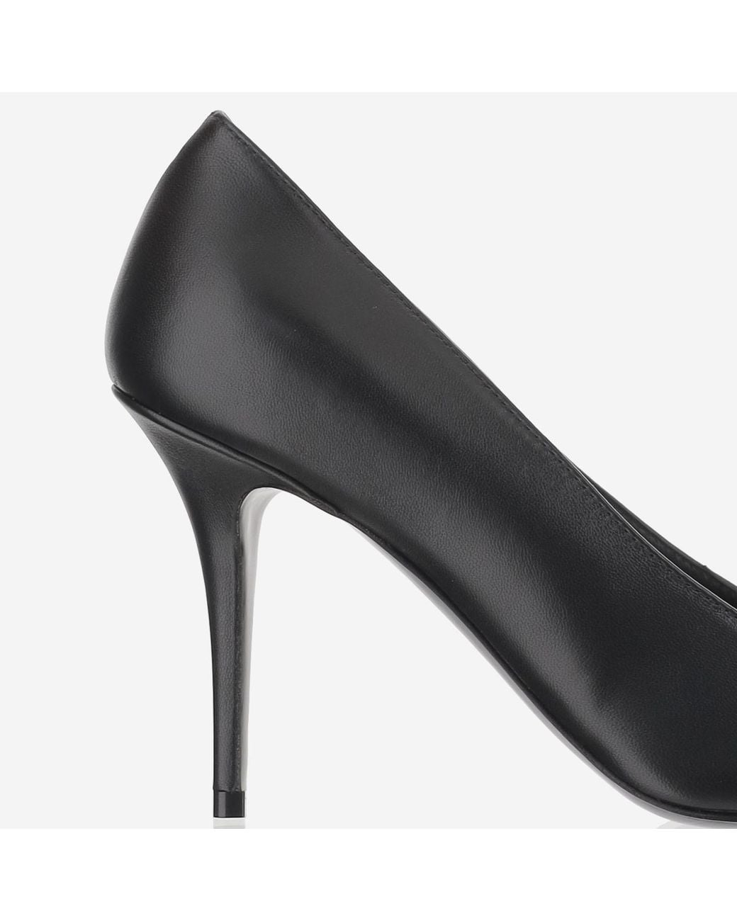 AMINA MUADDI Black Pointed High Heels