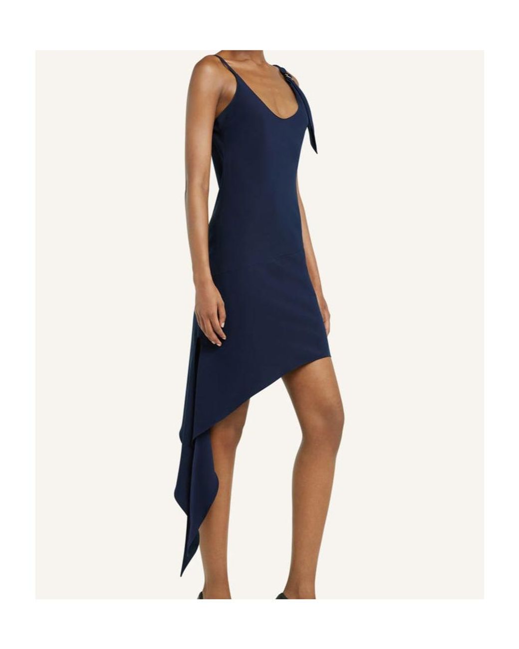 Courreges Blue Scarf Dress
