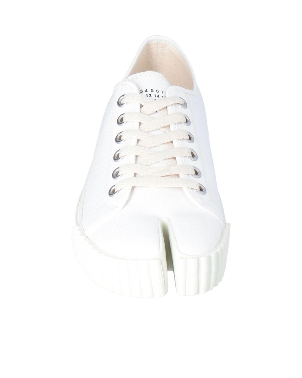 Maison Margiela White Minimalist Canvas Shoes