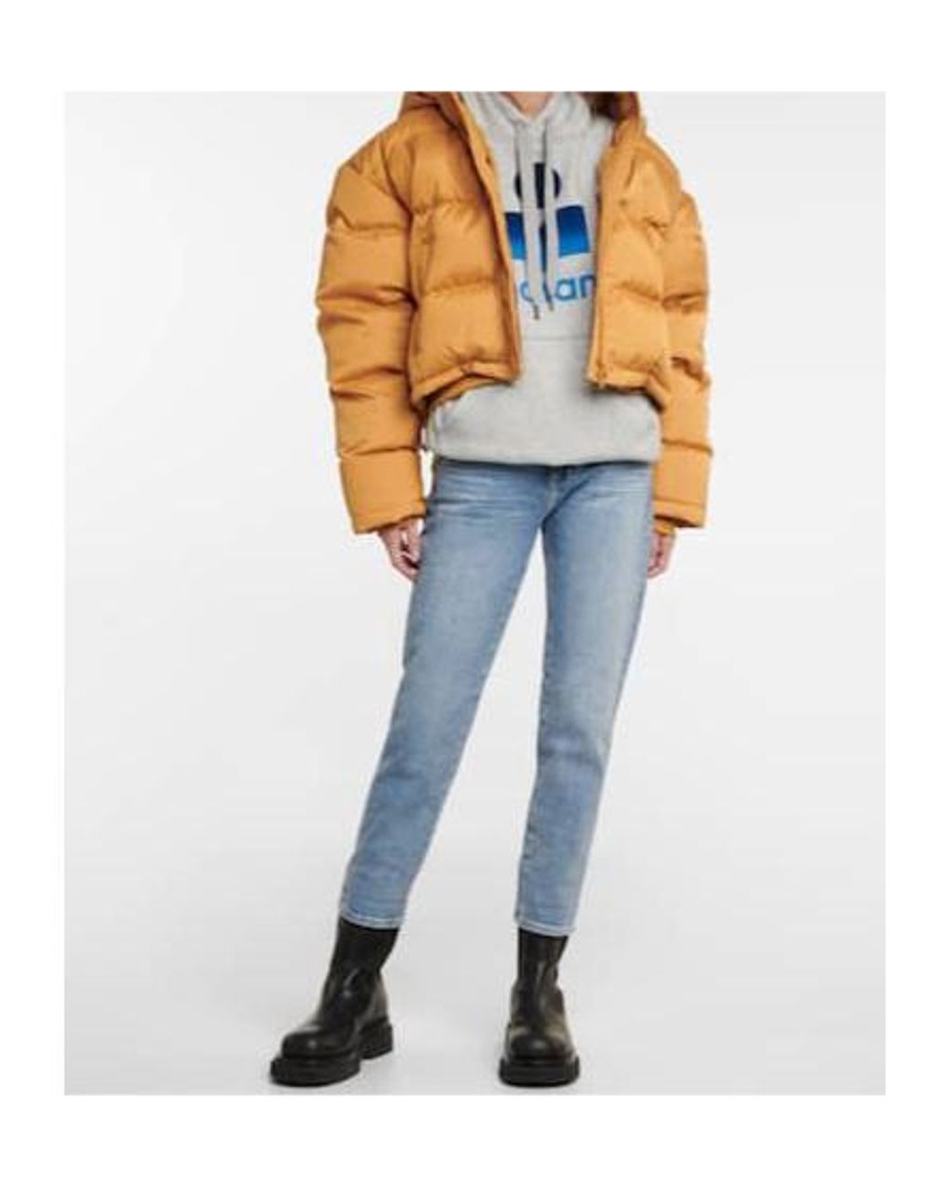 AG Jeans Blue Mid-Rise Slim Jeans