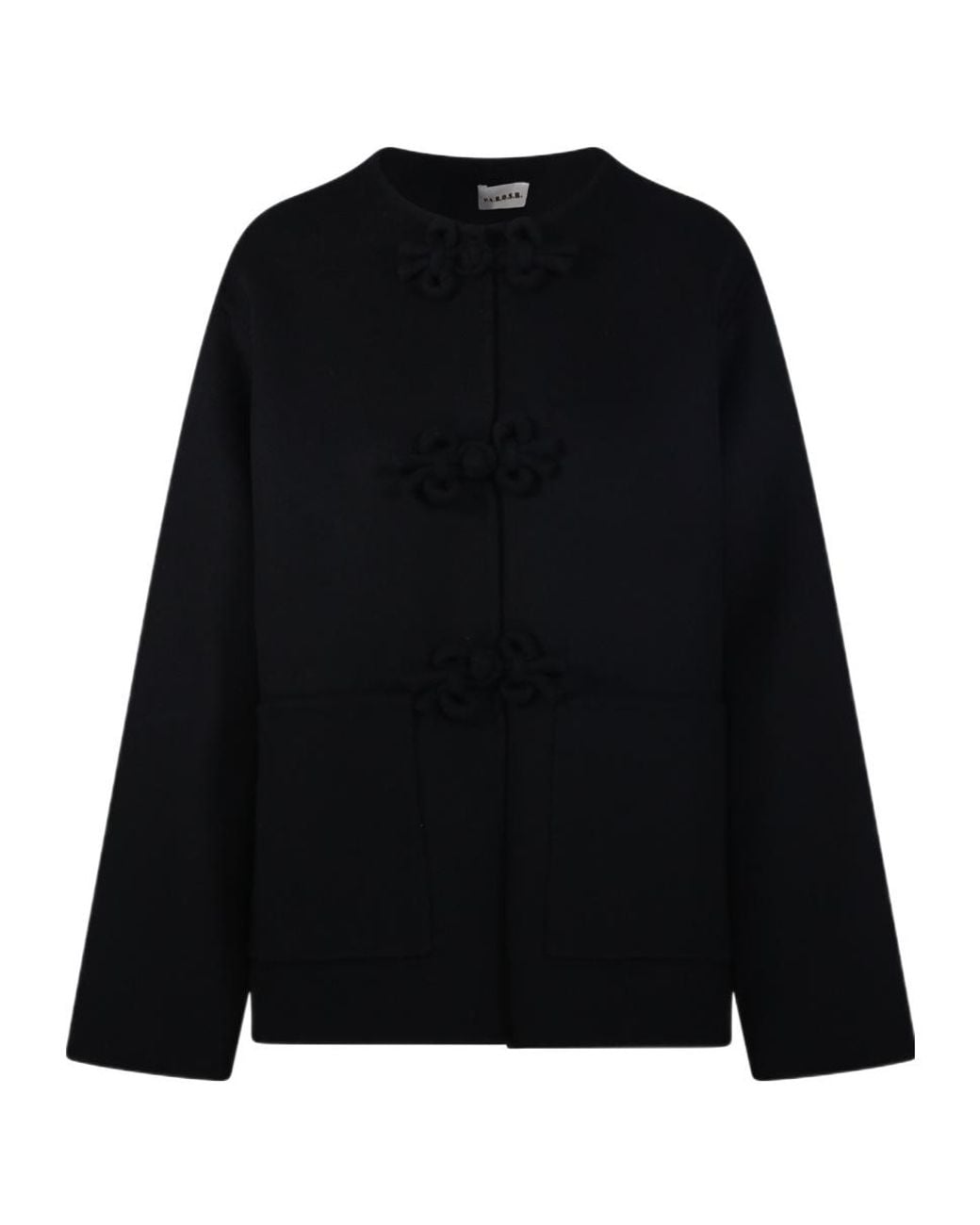P.A.R.O.S.H. Black P.A.R.O..H. Leak 26 Wool Jacket