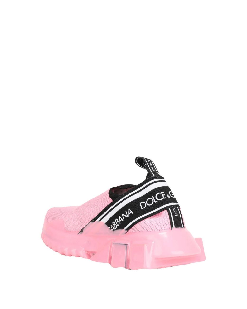 Dolce & Gabbana Pink Solid Color Sneakers