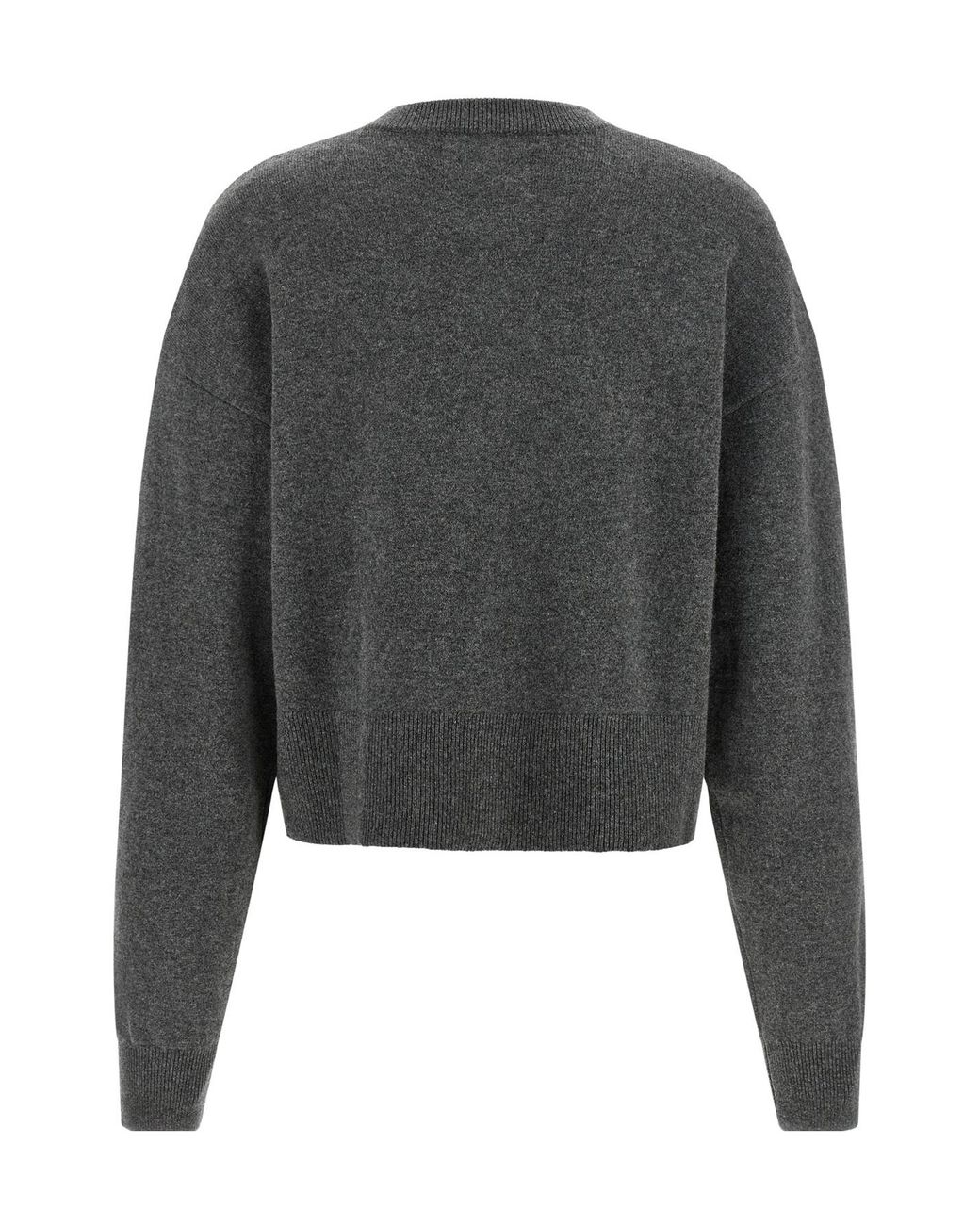 Extreme Cashmere Gray Chou Cropped Cardigan
