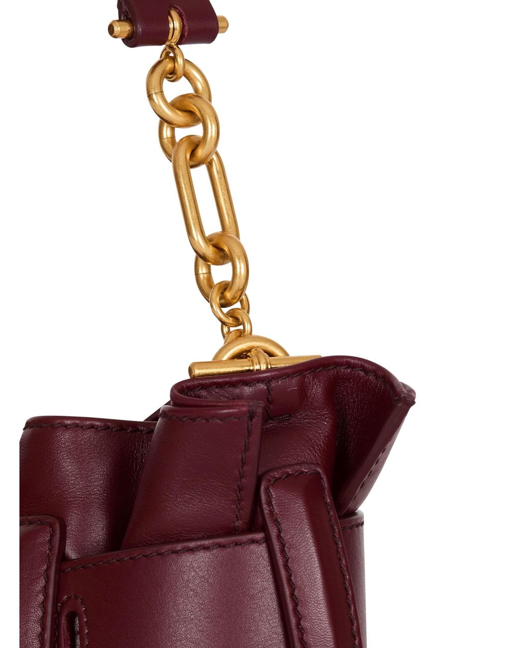 Balmain Purple Mini Anthem Bag