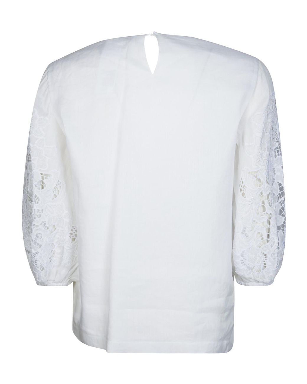 Max Mara White Studio Ordine Broderie Anglaise T-Shirt
